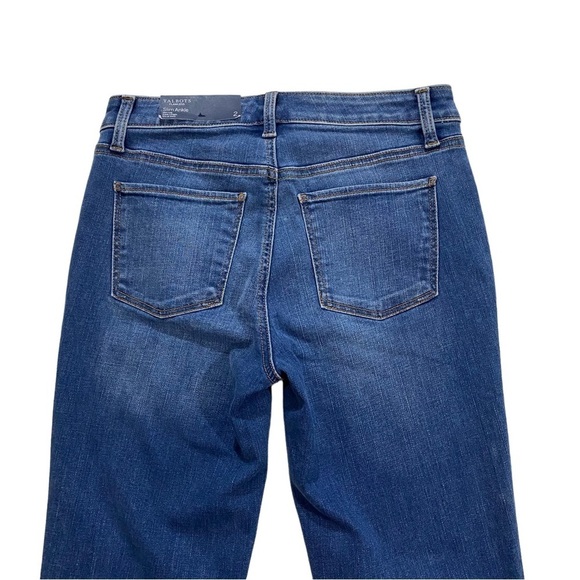 Talbots Classics Flawless Slim Ankle Medium Wash Jeans Sz 2 x28 Slim Denim NWT - Picture 7 of 14